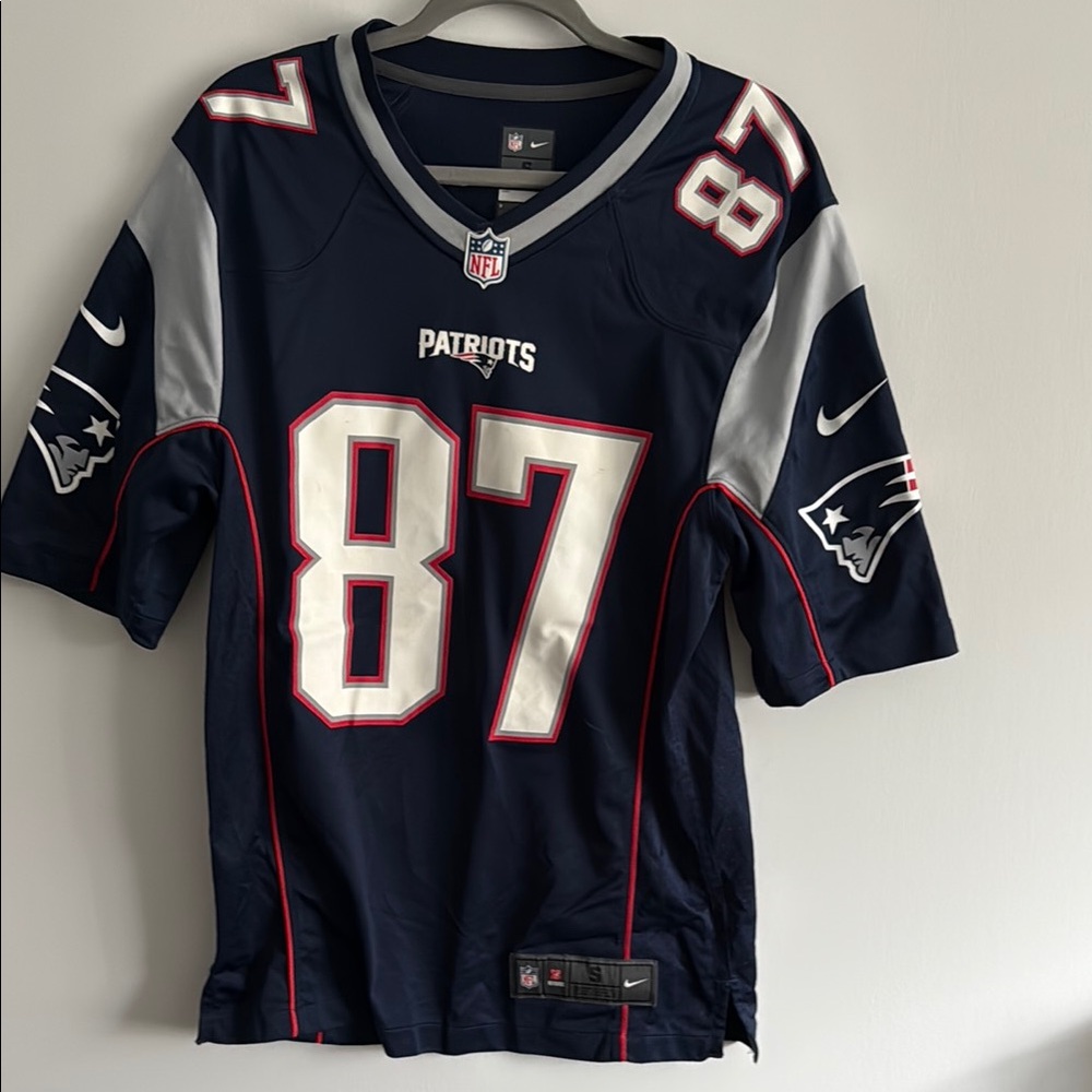 Nike Patriots Jersey Navy and White